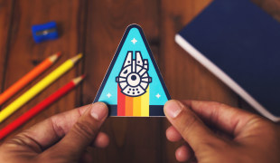 Stickers découpés à la forme